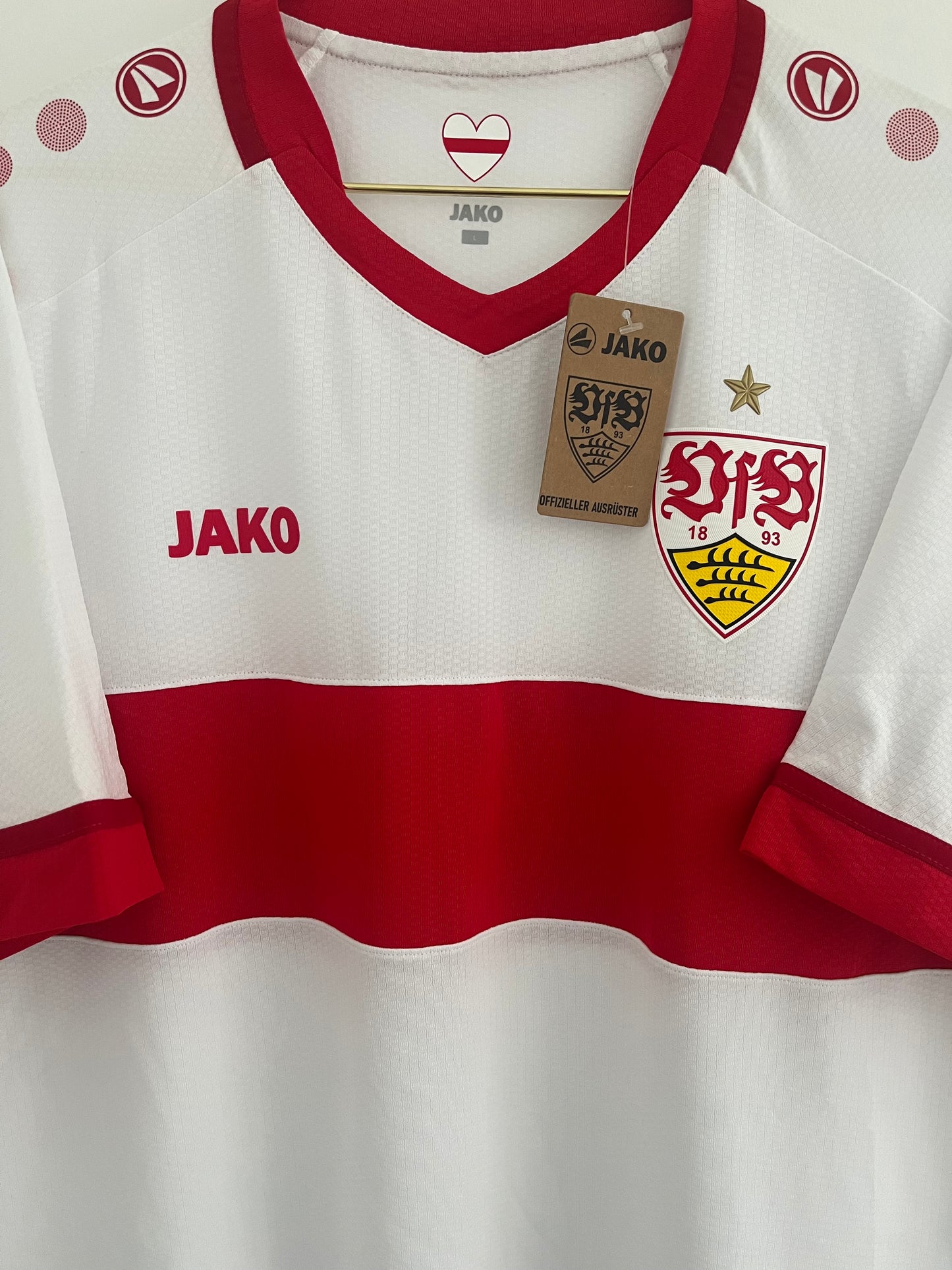 VfB Stuttgart 2024/25 Heimtrikot ohne Sponsor