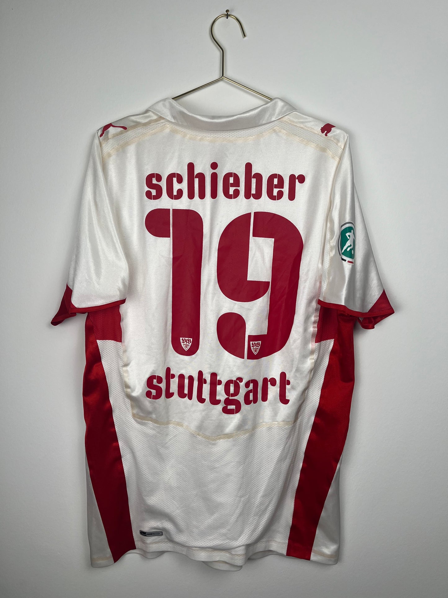 VfB Stuttgart II 2008/09, Heimtrikot, #19 Schieber, Spielerversion, XL