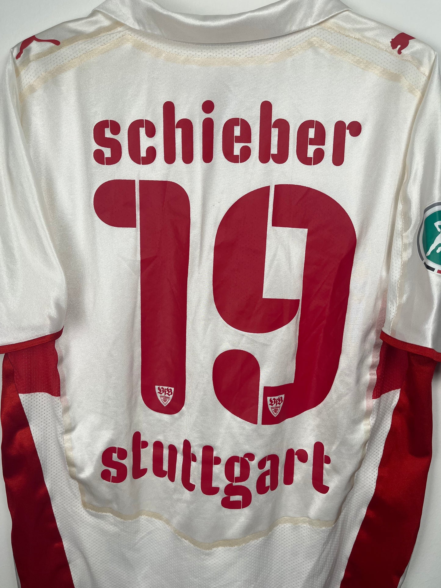 VfB Stuttgart II 2008/09, Heimtrikot, #19 Schieber, Spielerversion, XL