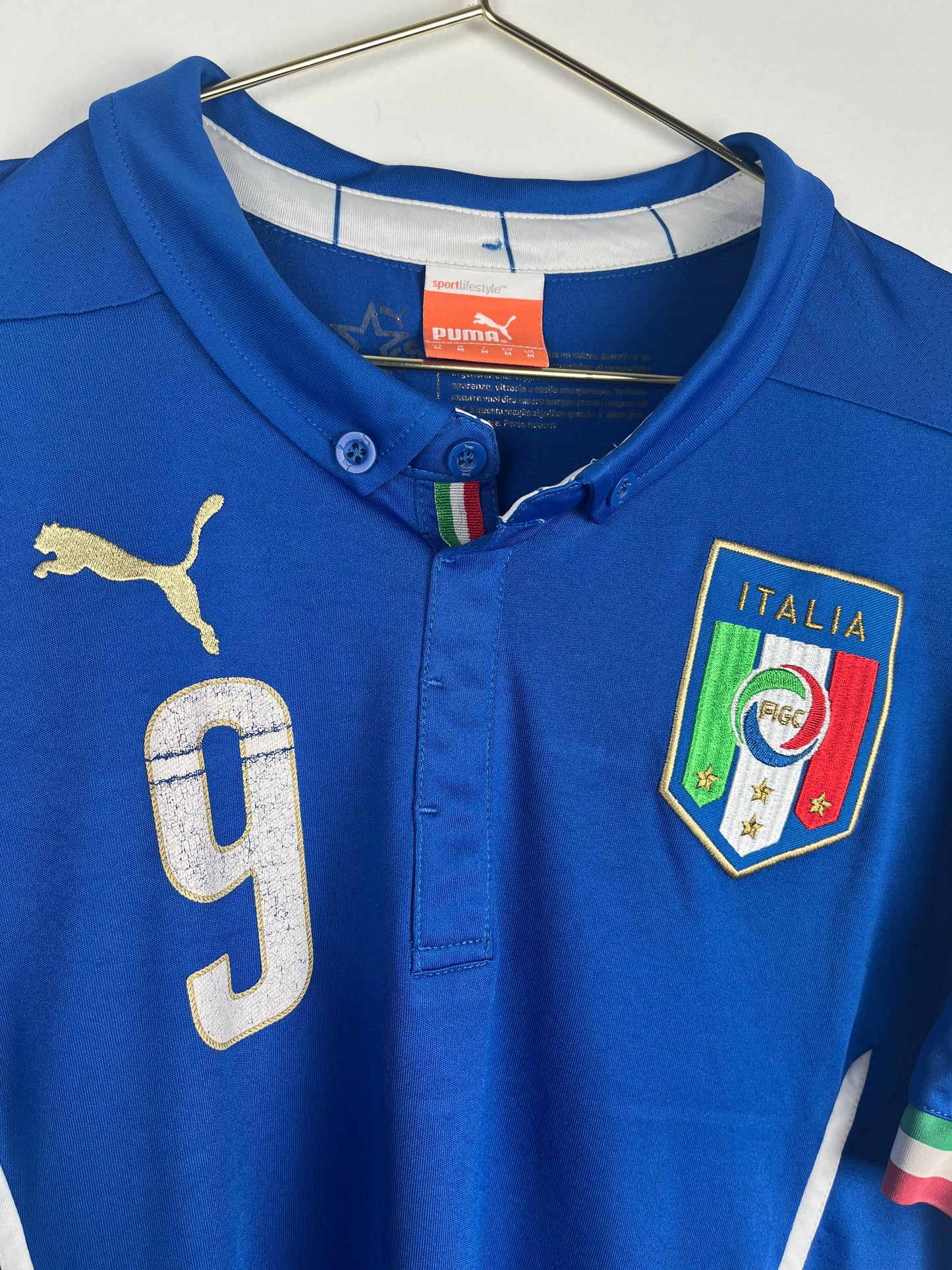 Italien 2014, Heimtrikot, #9 Balotelli, M