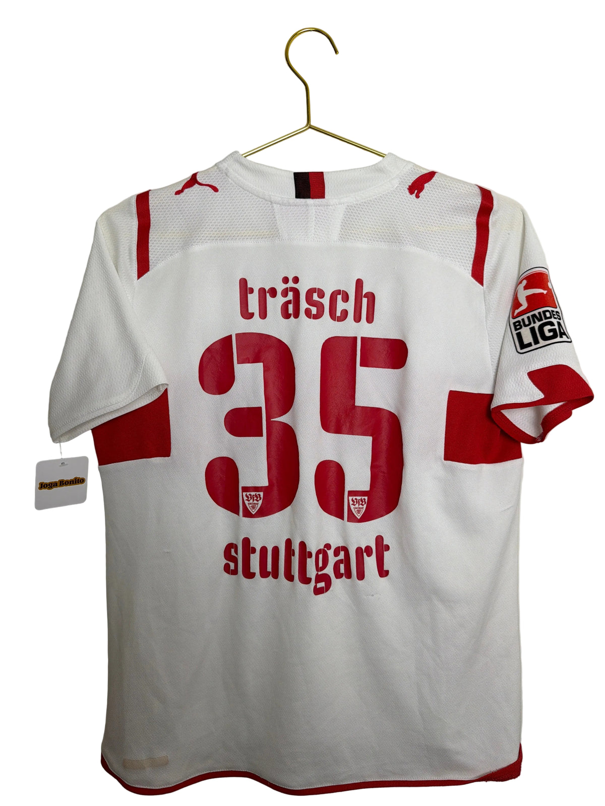 VfB Stuttgart 2009/10, Heimtrikot unterschrieben, #35 Träsch, XL (Kinder)