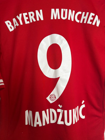 FC Bayern München 2013/14, Heimtrikot, #9 Mandzukic, S