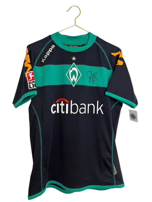 SV Werder Bremen 2008/09, Ausweichtrikot unterschrieben, #8 Frings, M