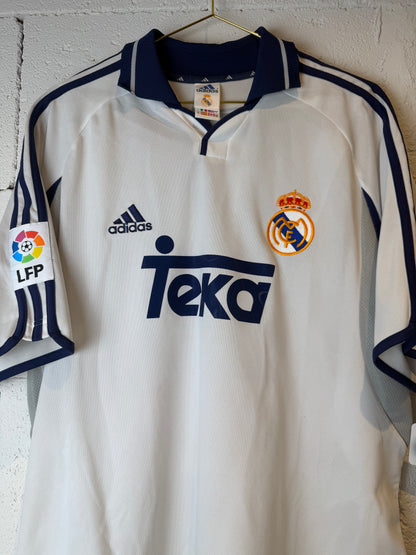 Real Madrid 2000/01, Heimtrikot, #10 Figo unterschrieben, L