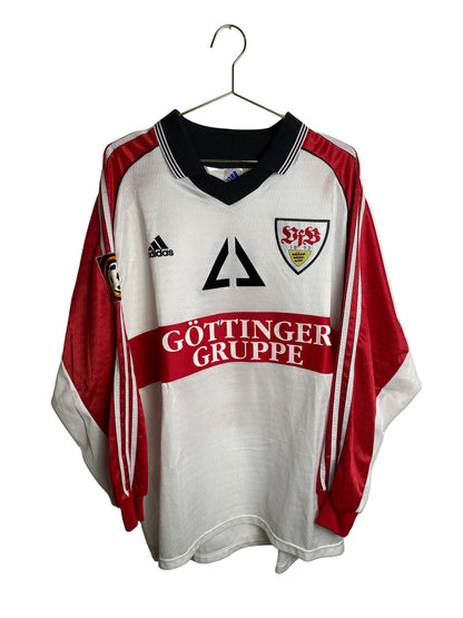 VfB Stuttgart 1999/00, Heimtrikot Spielerversion langarm, #9 Ristic, XL