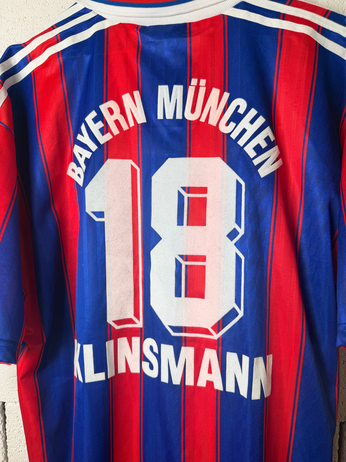 FC Bayern München 1995-97, Heimtrikot, #18 Klinsmann, XXL