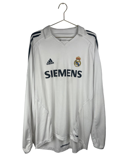 Real Madrid 2005/06, Heimtrikot Champions League langarm, #9 Ronaldo, L