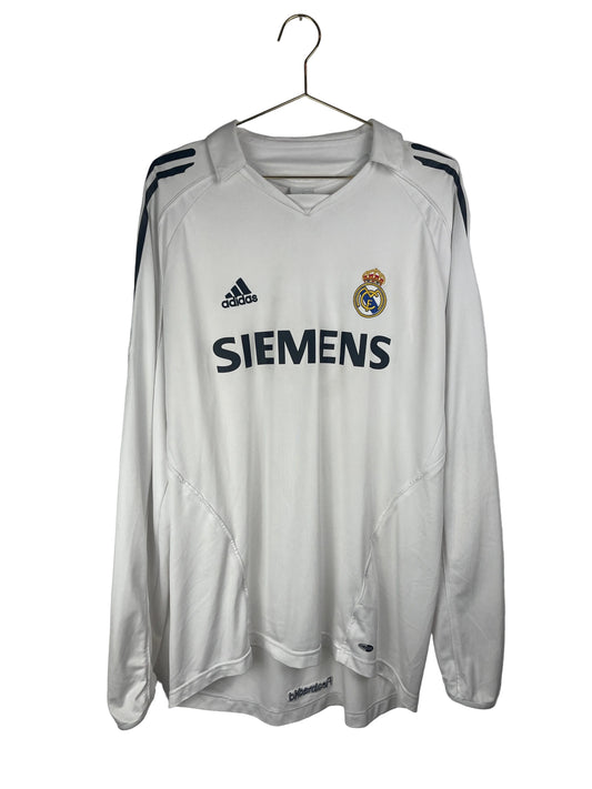 Real Madrid 2005/06, Heimtrikot Champions League langarm, #9 Ronaldo, L