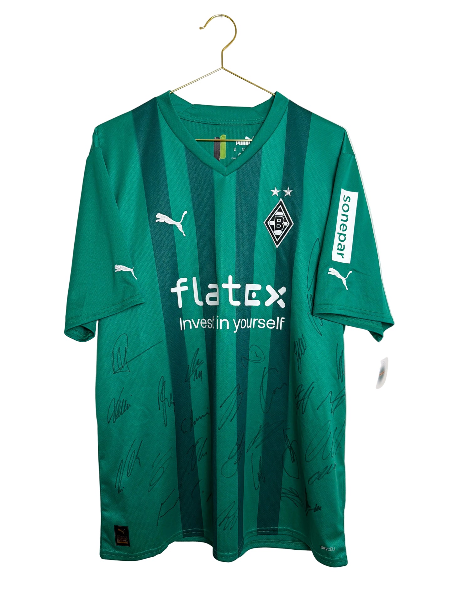 VfL Borussia Mönchengladbach 2022/23, Auswärtstrikot unterschrieben, XL