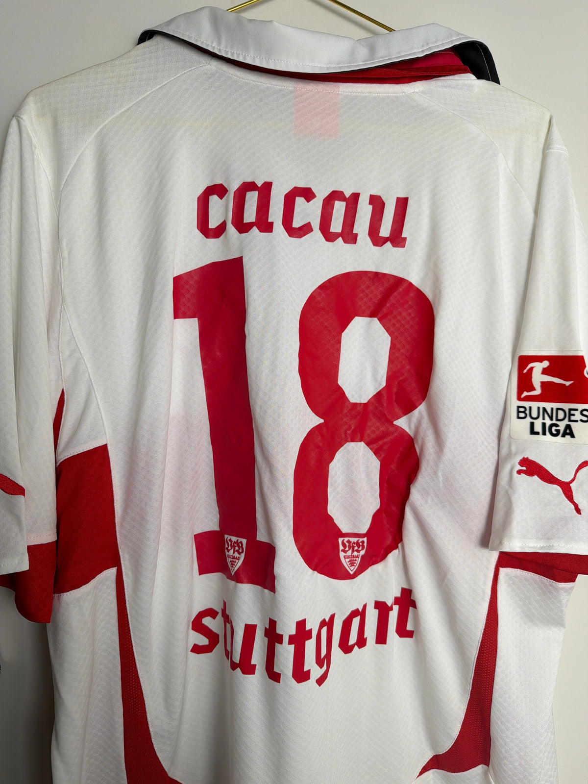 VfB Stuttgart 2010/11, Heimtrikot, #18 Cacau, XL