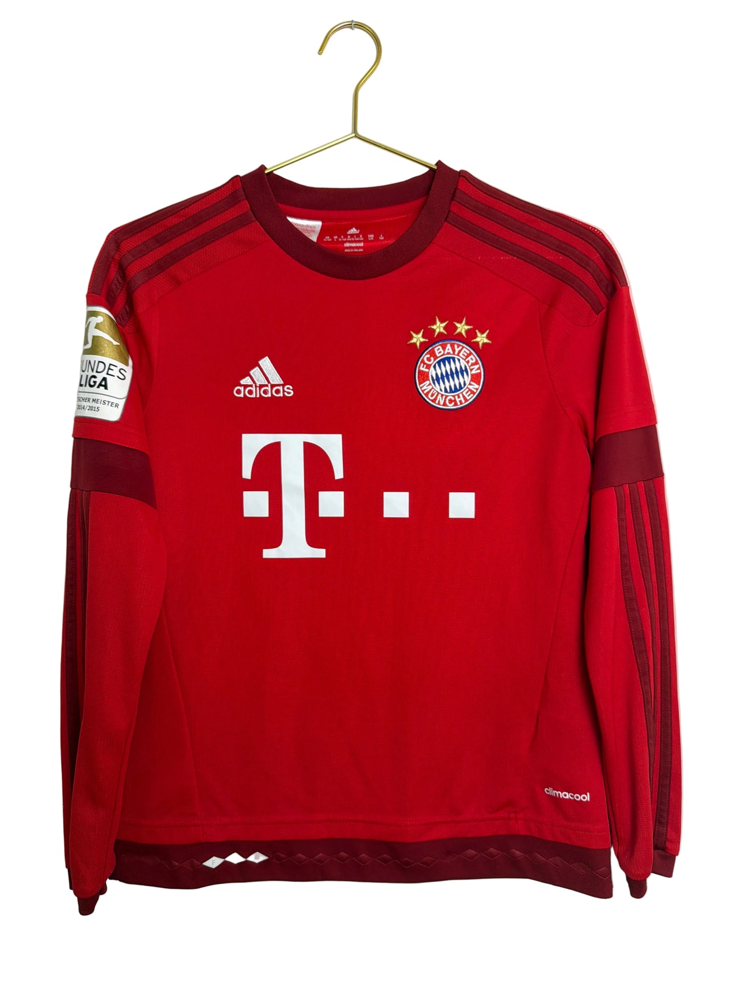FC Bayern München 2015/16, Heimtrikot langarm, #9 Lewandowski, L (Kinder)