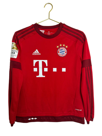 FC Bayern München 2015/16, Heimtrikot langarm, #9 Lewandowski, L (Kinder)