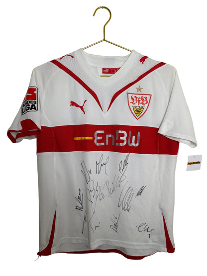 VfB Stuttgart 2009/10, Heimtrikot unterschrieben, #35 Träsch, XL (Kinder)