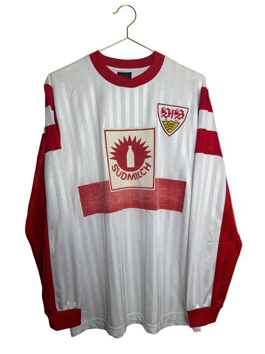 VfB Stuttgart 1990-92, Heimtrikot Retroauflage langarm, M