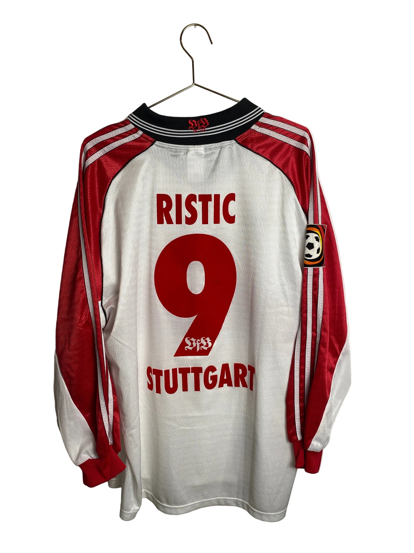 VfB Stuttgart 1999/00, Heimtrikot Spielerversion langarm, #9 Ristic, XL
