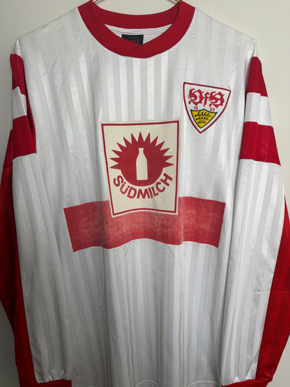 VfB Stuttgart 1990-92, Heimtrikot Retroauflage langarm, M