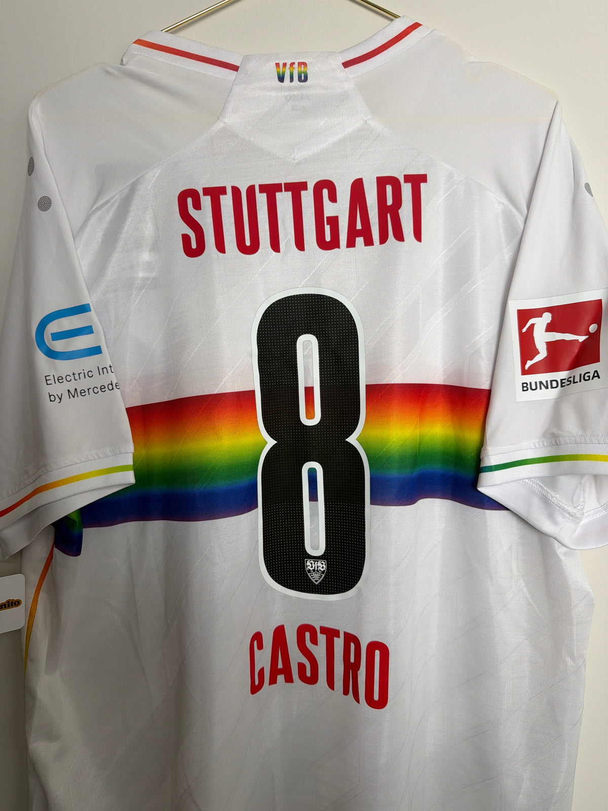 VfB Stuttgart 2020/21, Ausweichtrikot, #8 Castro, XXL