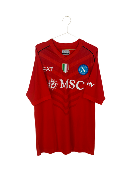 SSC Napoli 2023/24, Torwarttrikot Spielerversion, 3XL (L Fit)