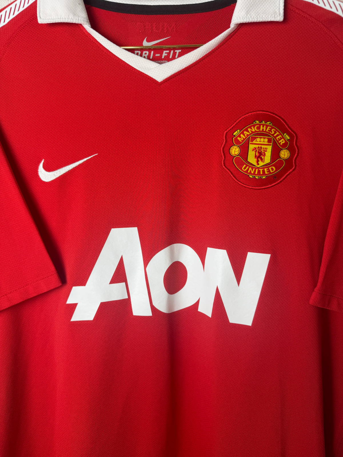Manchester United 2010/11, Heimtrikot, #10 Rooney, L