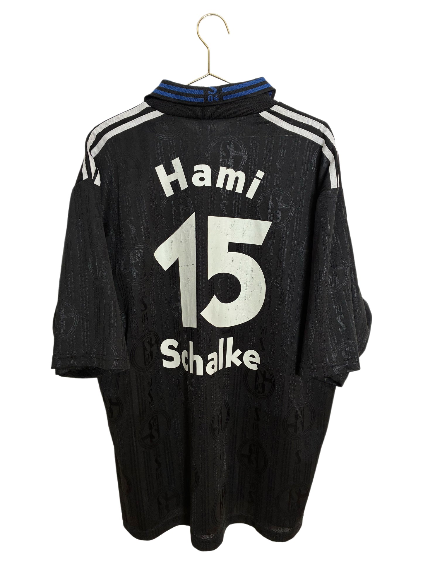FC Schalke04 1997-1999, Ausweichtrikot, #15 Mandilari, XL