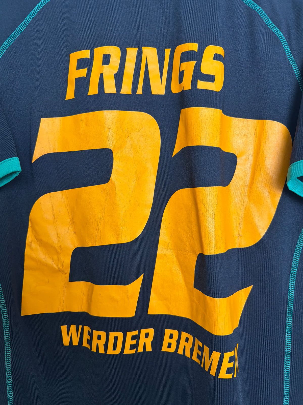 SV Werder Bremen 2008/09, Ausweichtrikot unterschrieben, #8 Frings, M