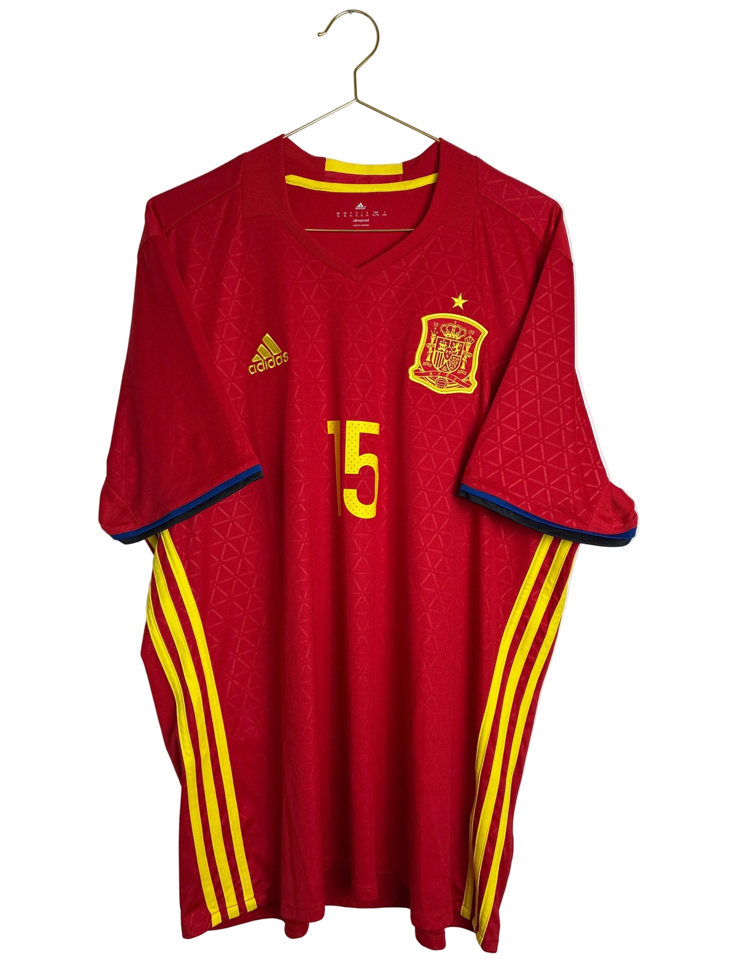 Spanien 2016, Heimtrikot, #15 Ramos, XL