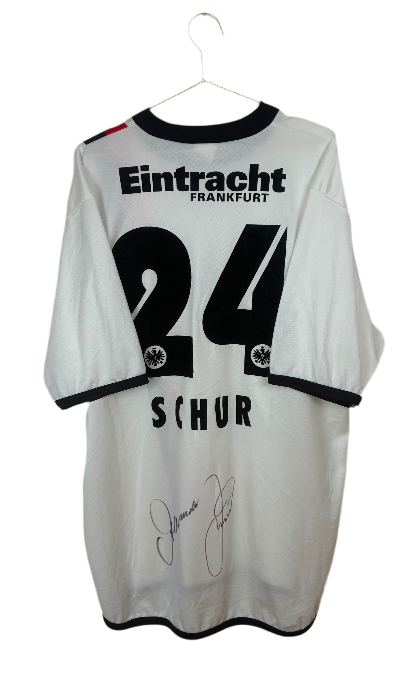 Eintracht Frankfurt 2005/06, Auswärtstrikot, #24 Alexander Schur, XL (unterschrieben)