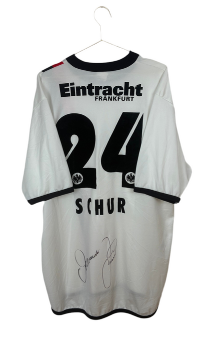 Eintracht Frankfurt 2005/06, Auswärtstrikot, #24 Alexander Schur, XL (unterschrieben)