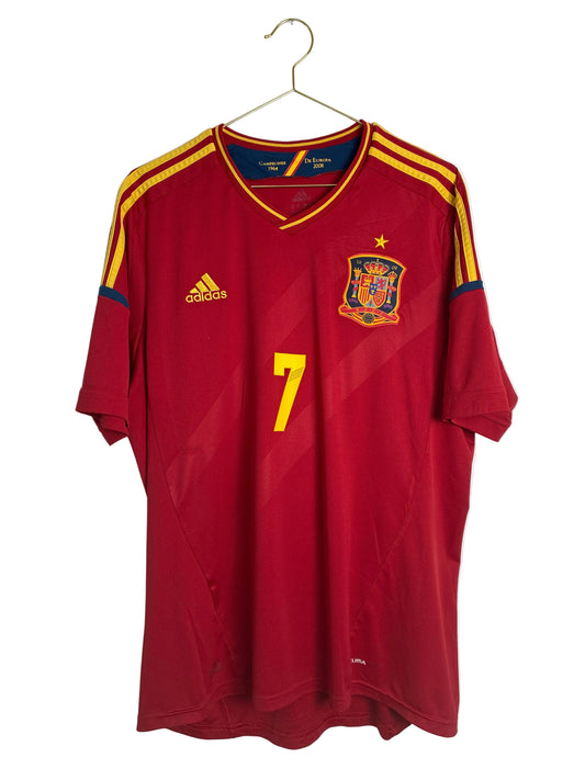 Spanien 2012, Heimtrikot, #7 Villa, XL