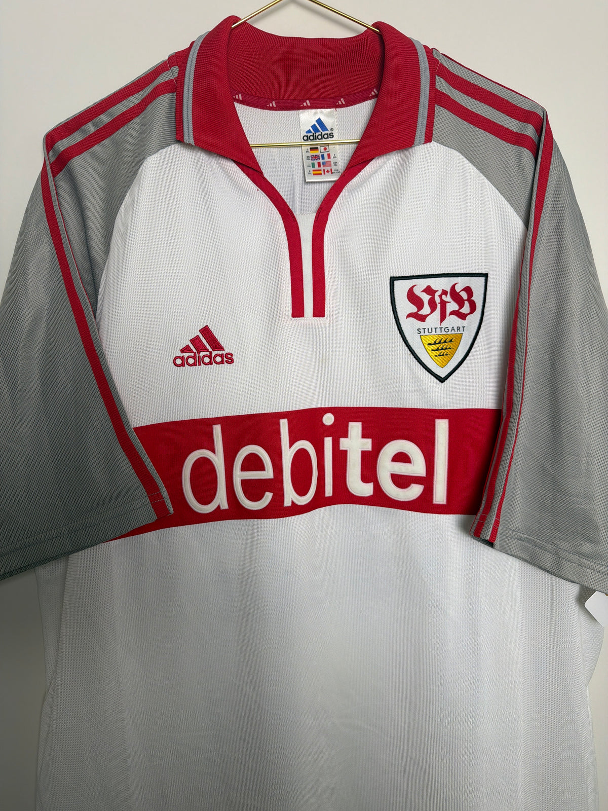 VfB Stuttgart 2000-02, Heimtrikot unterschrieben, #10 Balakov, XXL