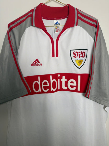 VfB Stuttgart 2000-02, Heimtrikot unterschrieben, #10 Balakov, XXL