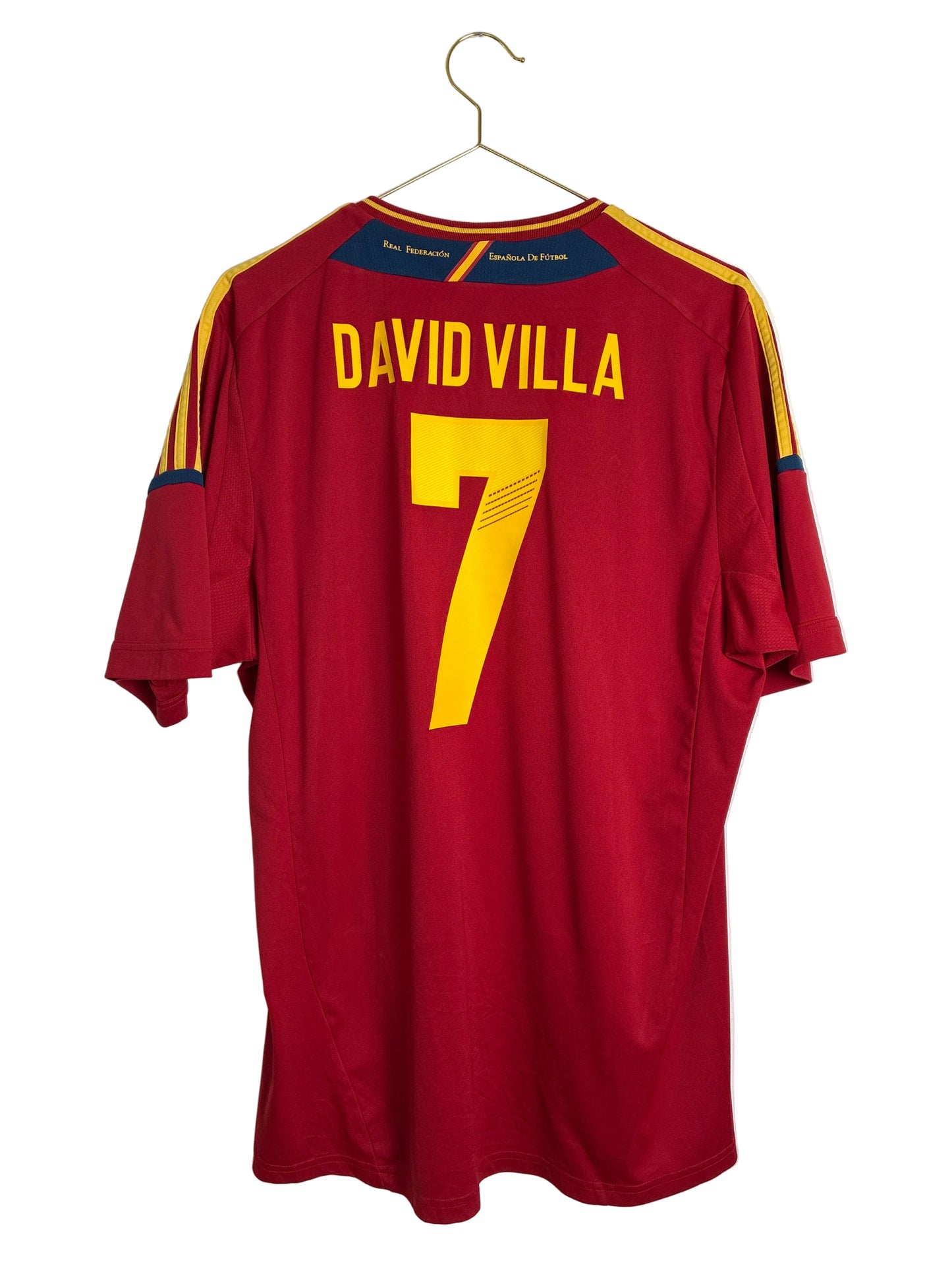 Spanien 2012, Heimtrikot, #7 Villa, XL