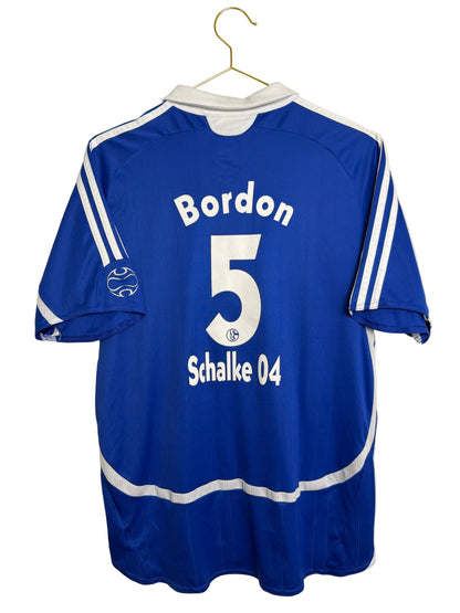 FC Schalke 04 2007/08, Heimtrikot, #5 Bordon, XL (Kinder)
