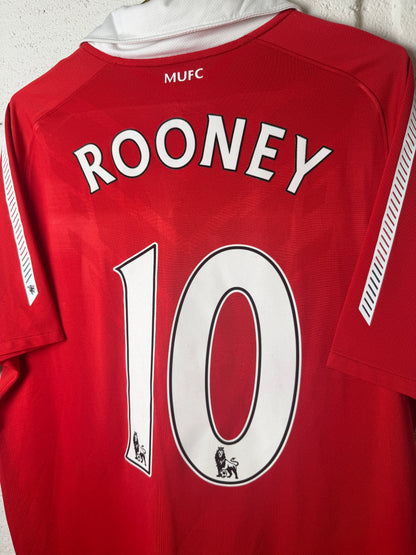 Manchester United 2010/11, Heimtrikot, #10 Rooney, L