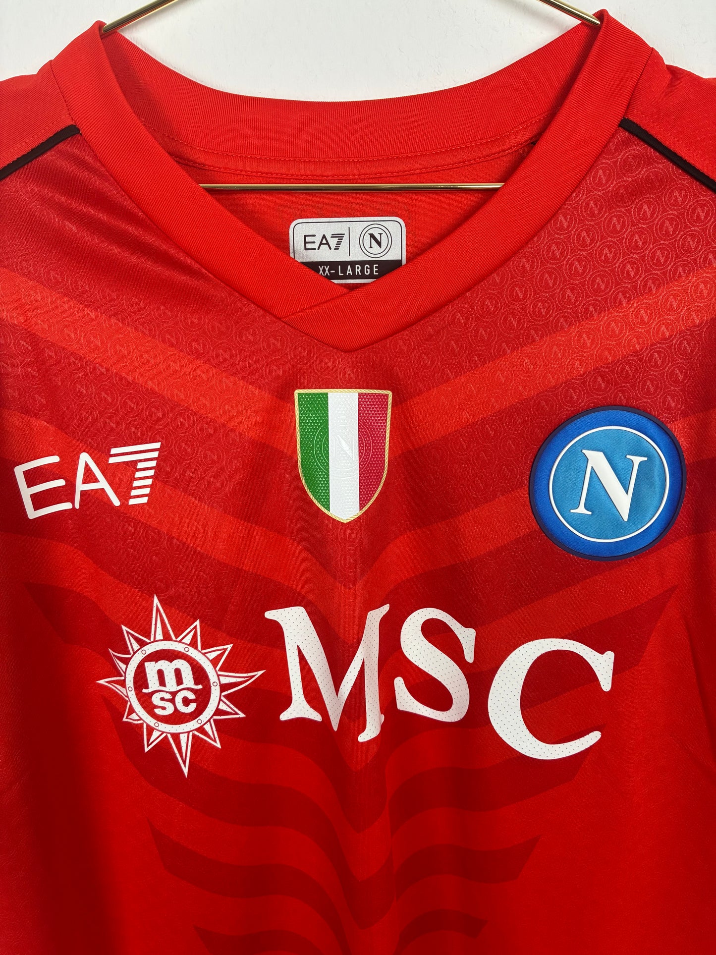 SSC Napoli 2023/24, Torwarttrikot Spielerversion, 3XL (L Fit)