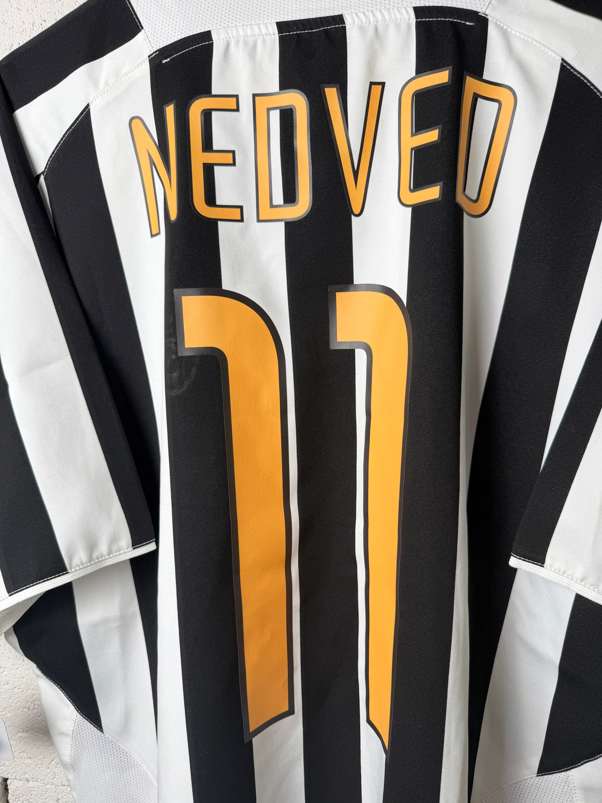 Juventus Turin 2003/04, Heimtrikot, #11 Nedved, L