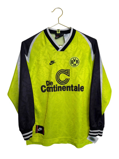 Borussia Dortmund 1995/96, Heimtrikot langarm, L (Kinder)