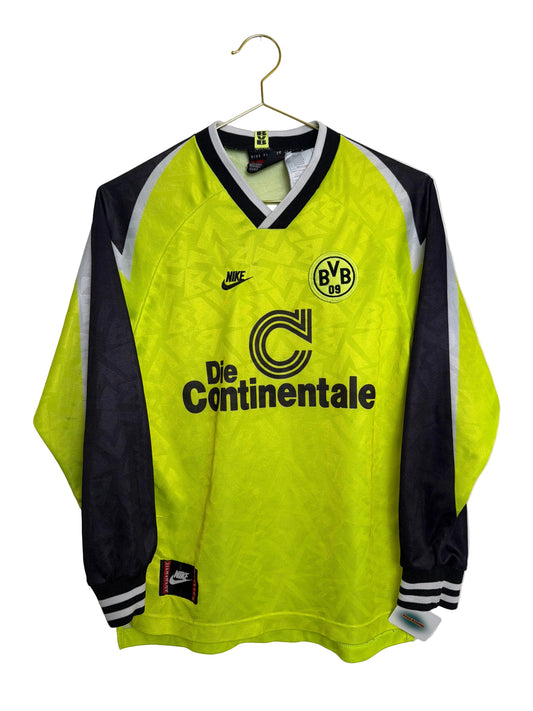 Borussia Dortmund 1995/96, Heimtrikot langarm, L (Kinder)