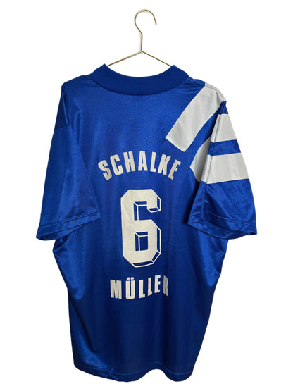 FC Schalke04 1994-1996, Heimtrikot, #6 Müller, XL