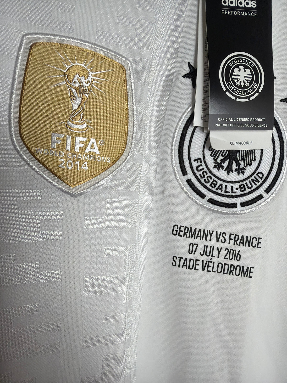 DFB Deutschland 2016, Heimtrikot, L