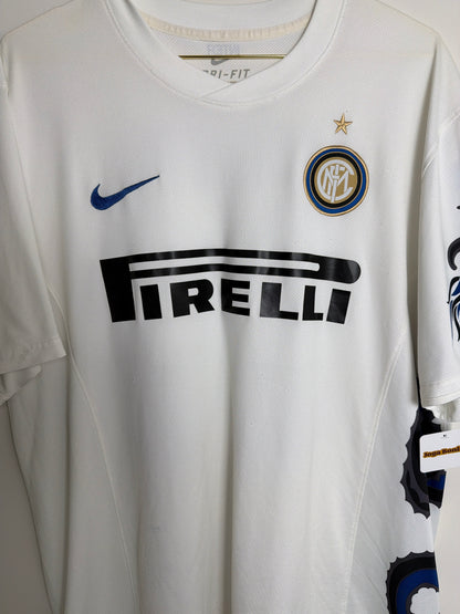 Inter Mailand 2010/11 Auswärtstrikot, #39 Santon, XL