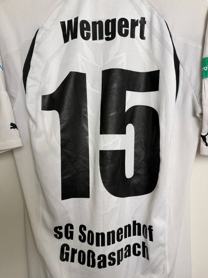 SG Sonnenhof Großaspach 2010/11, Auswärtstrikot Spielerversion, #15 Wengert, L