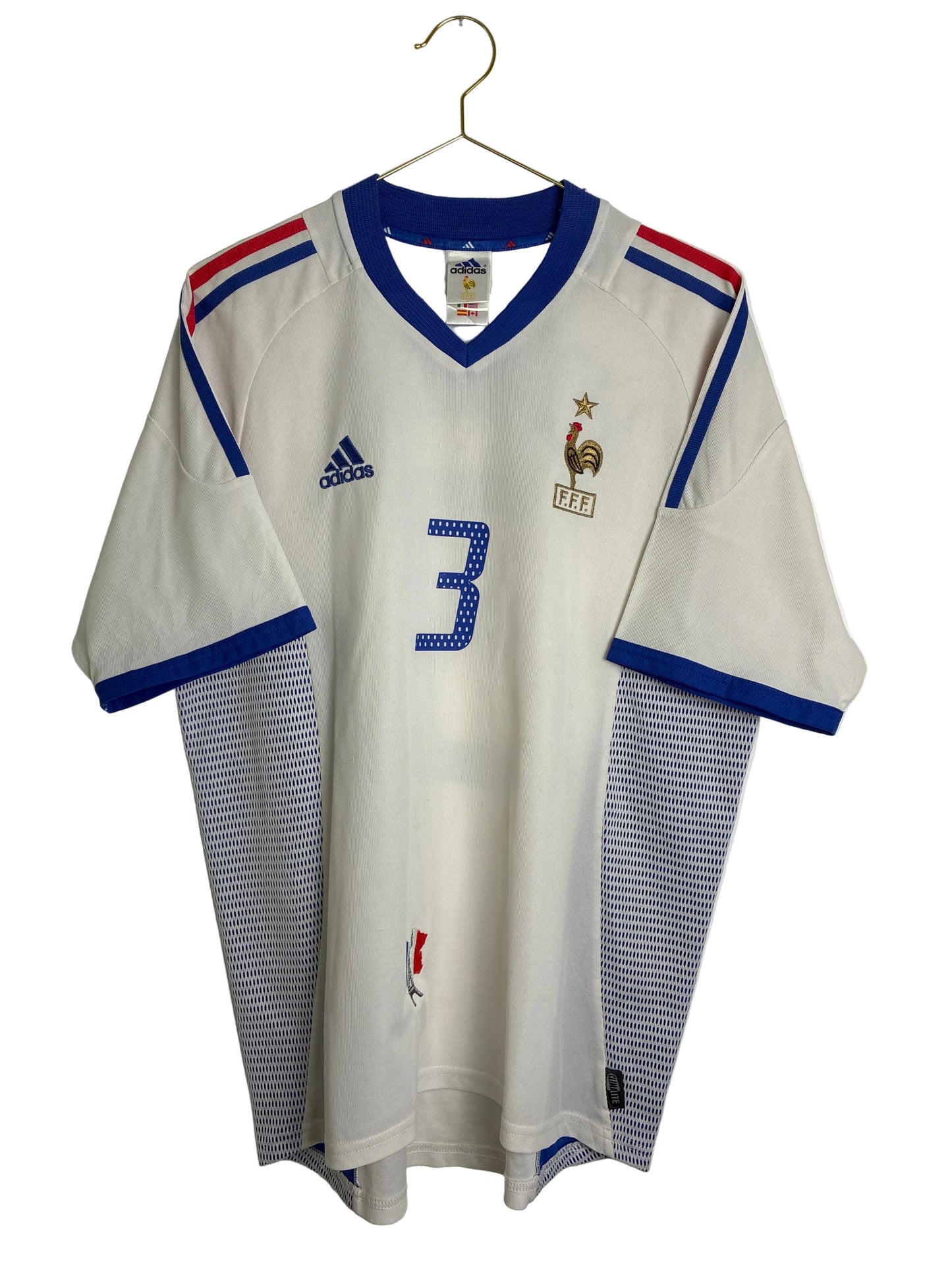 Frankreich 2002, Auswärtstrikot, #3 Lizarazu, L