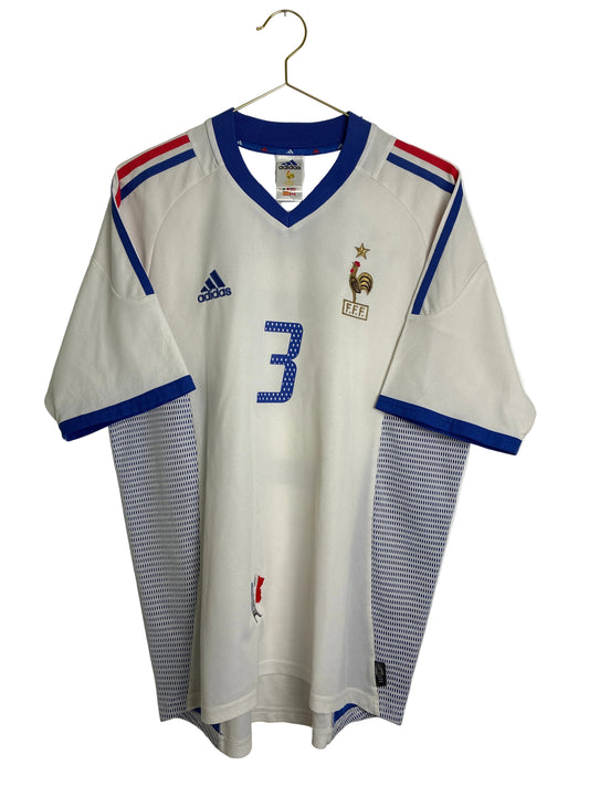 Frankreich 2002, Auswärtstrikot, #3 Lizarazu, L