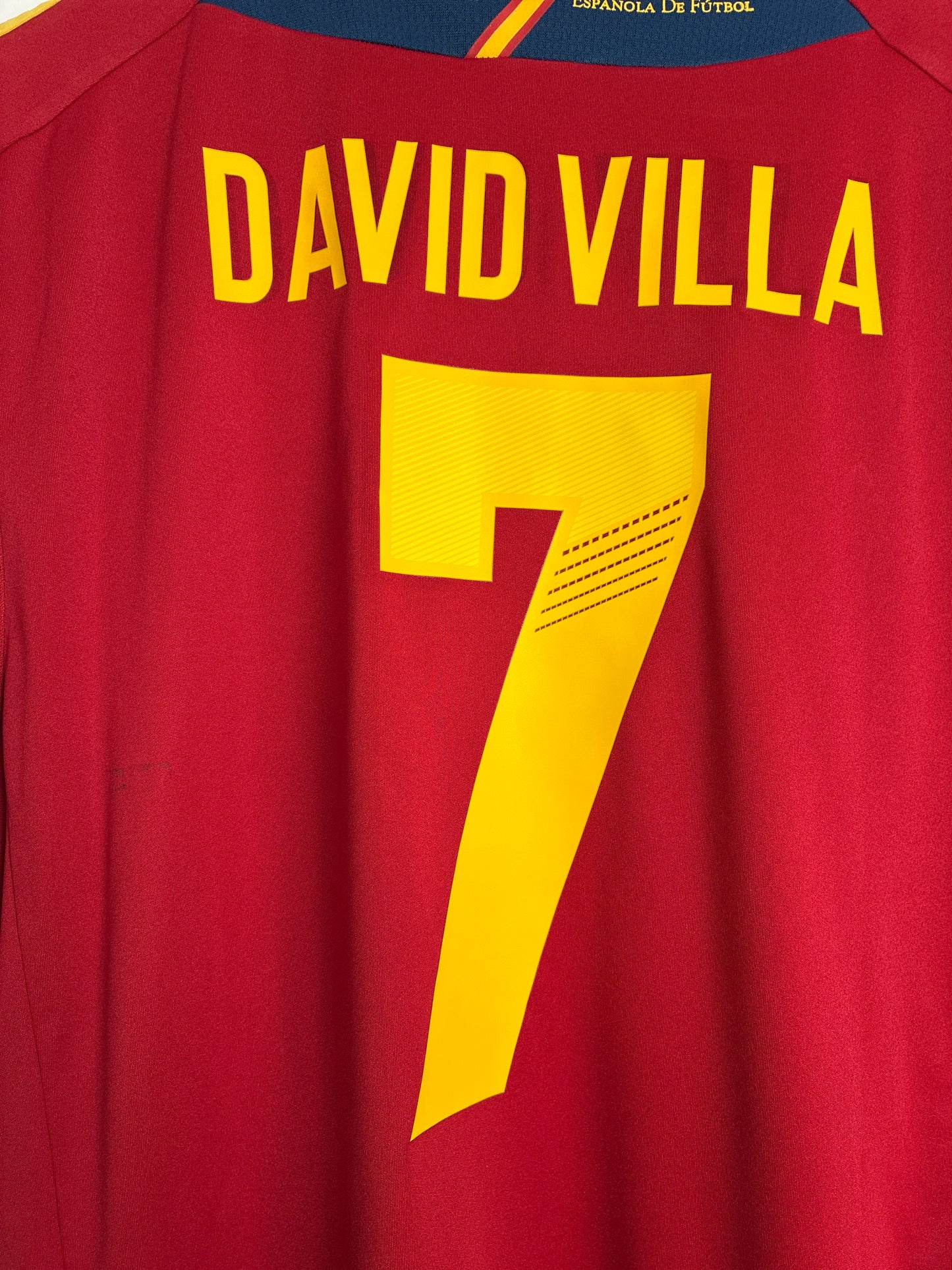 Spanien 2012, Heimtrikot, #7 Villa, XL