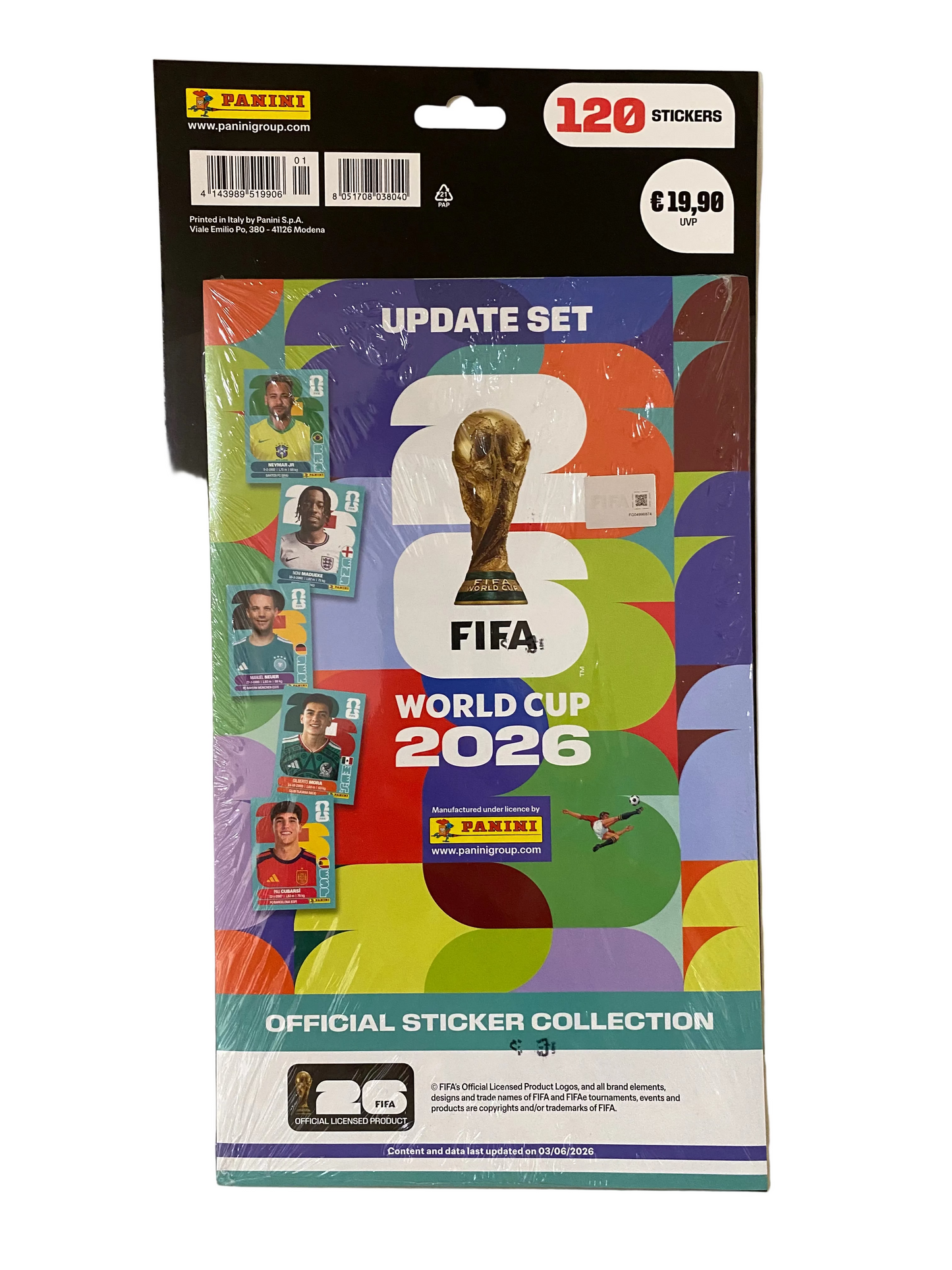 Panini World Cup Sticker Update Set