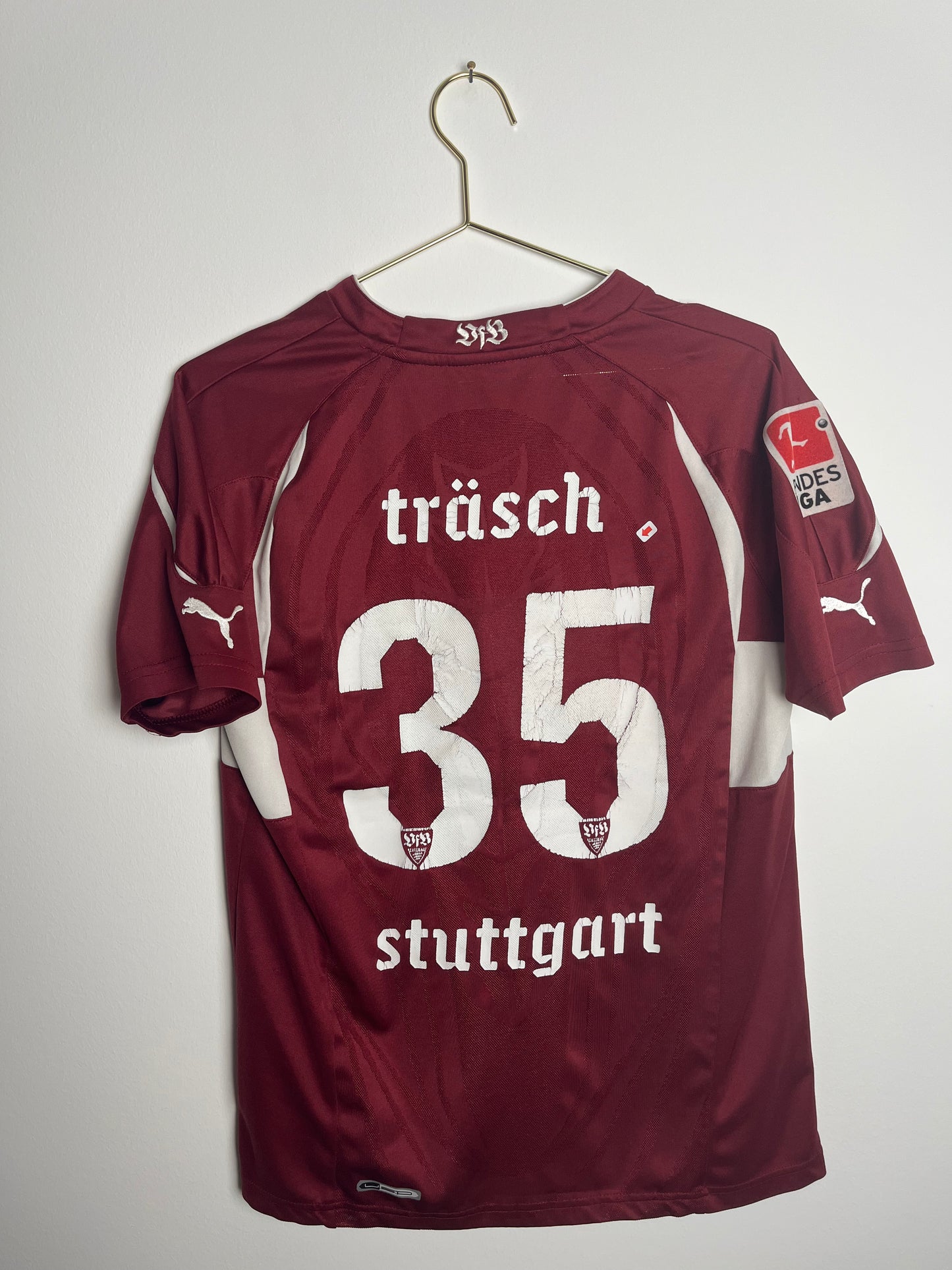 VfB Stuttgart 2010-2012, Auswärtstrikot, #35 Träsch, XL (Kinder)