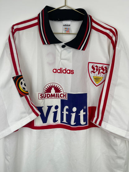VfB Stuttgart 1996/97, Heimtrikot, #11 Bobic, XL