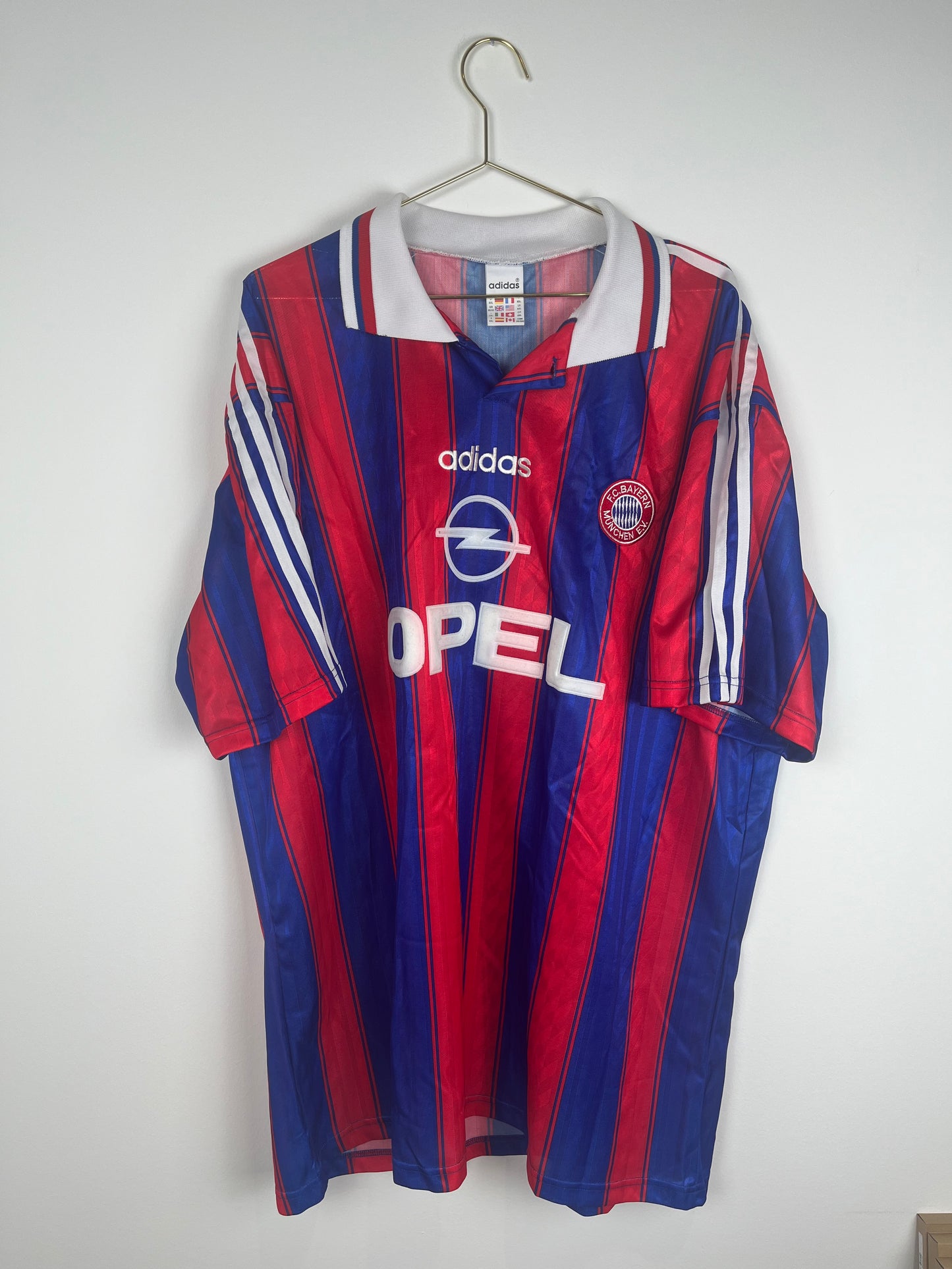 FC Bayern München 1995-1997, Heimtrikot, #5 Helmer, XXL