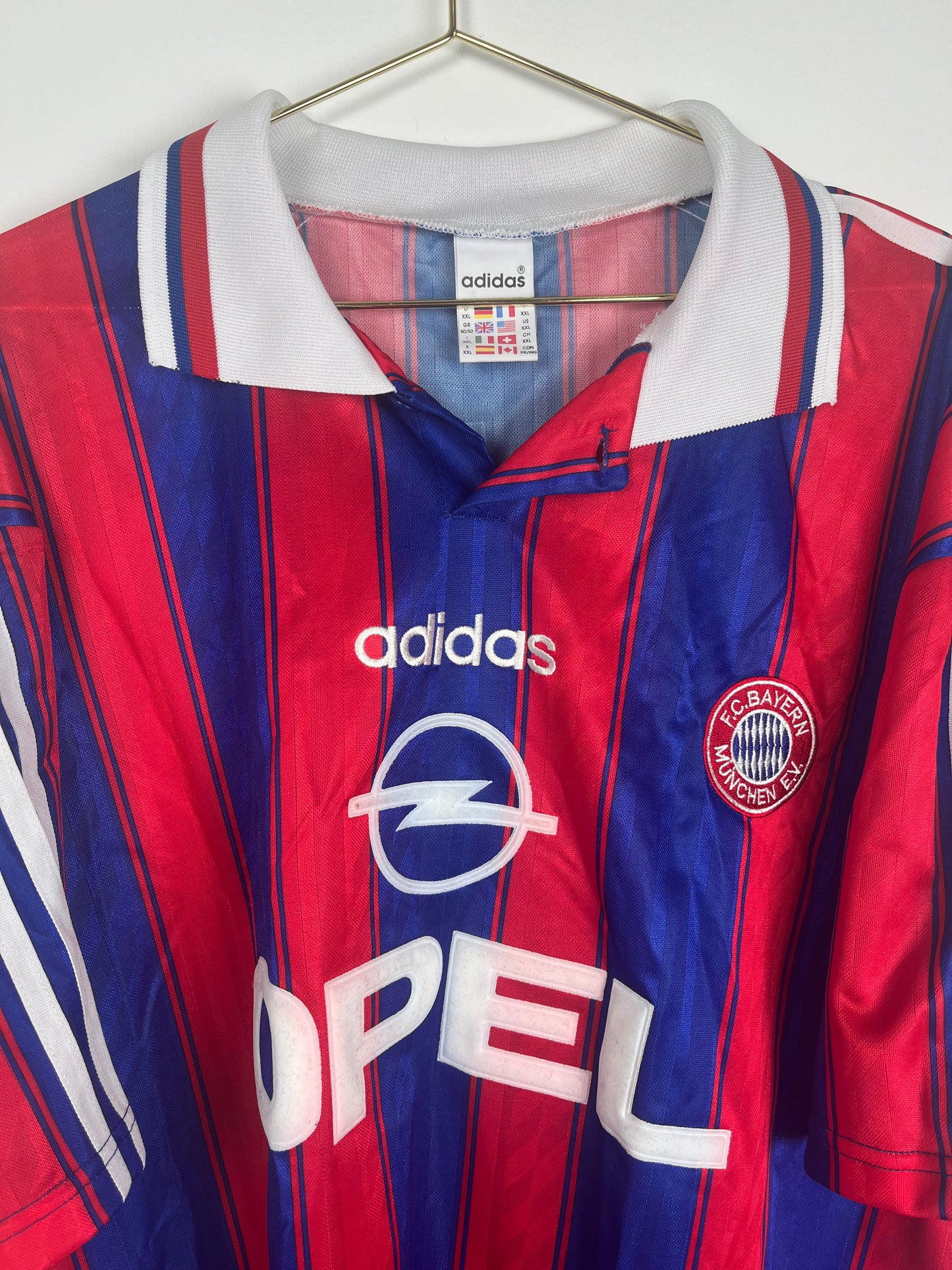 FC Bayern München 1995-1997, Heimtrikot, #5 Helmer, XXL